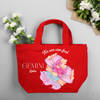 Zodiac Star - Personalized Red Canvas Tote Bag - Gemini Online