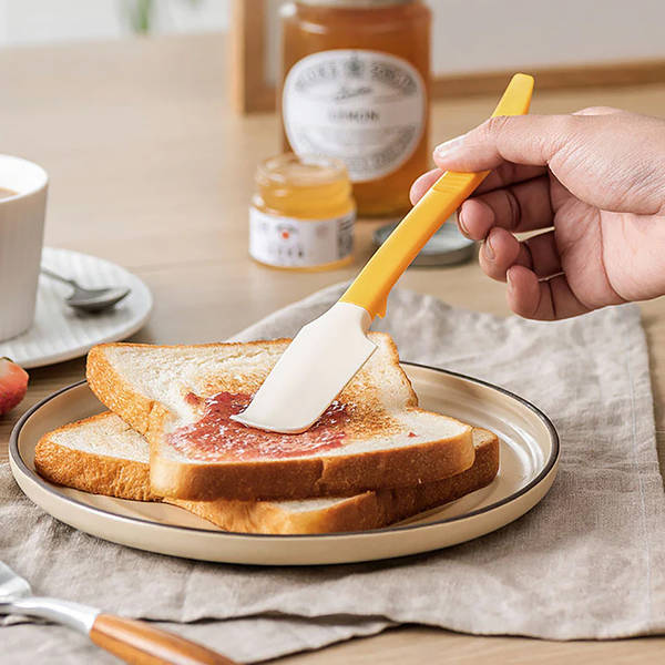 2 In 1 Silicone Spatula - Assorted - Single Piece