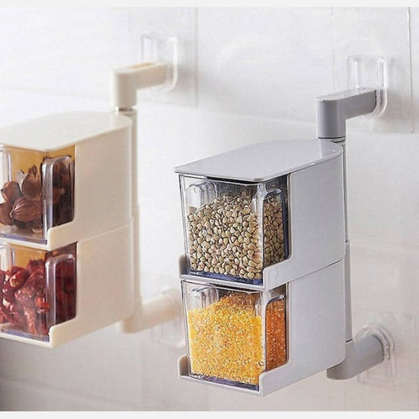 2 Layer Kitchen Seasoning Organizer