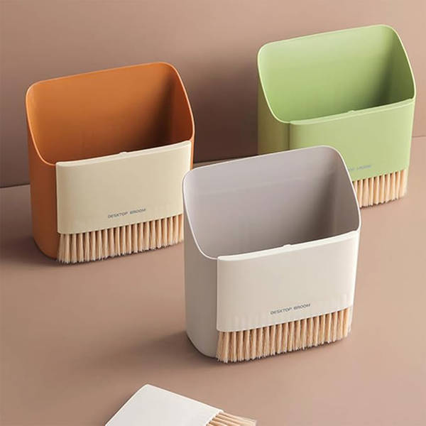 3-In-1 Compact Dust Pan - Assorted - Single Piece