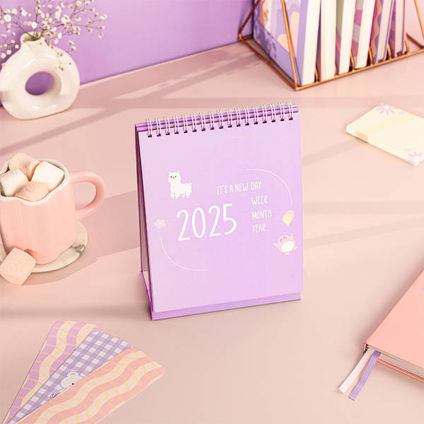 Adorable 2025 Desk Calendar