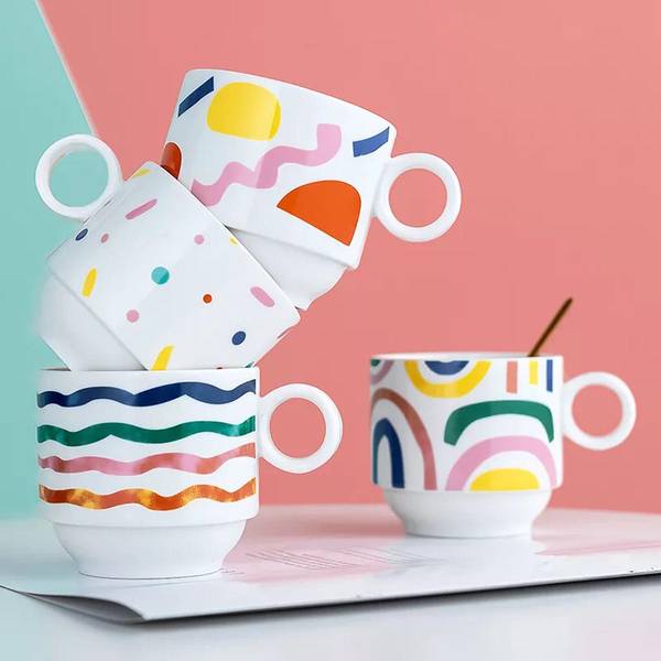 Art Pop Mugs - Confetti - Single Piece