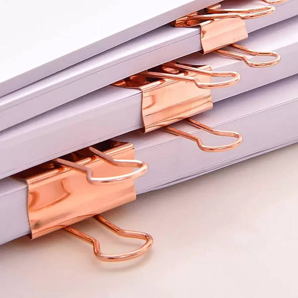 Binder Clips - Metal - Set Of 40