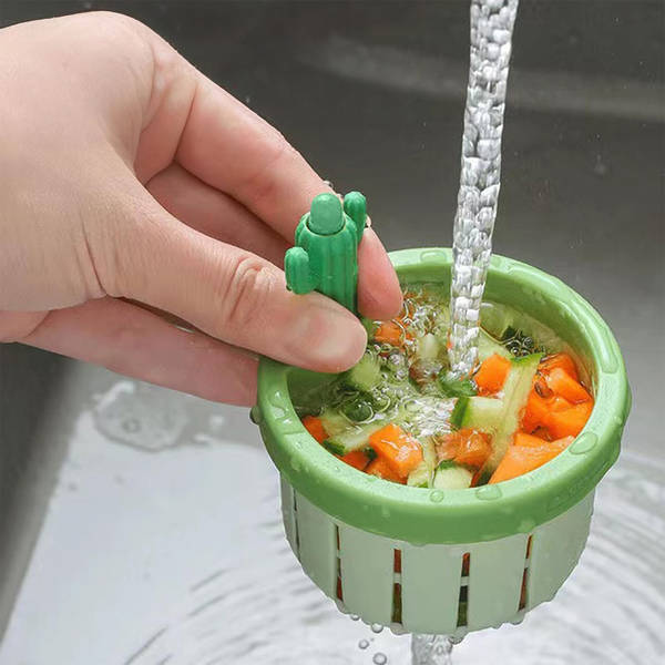 Cactus Sink Draining Basket - Assorted - Single Piece