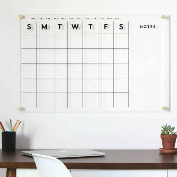 Calender - Month - Acrylic Board - Single Piece