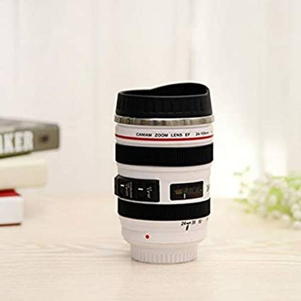 Camera Lens Mug - White