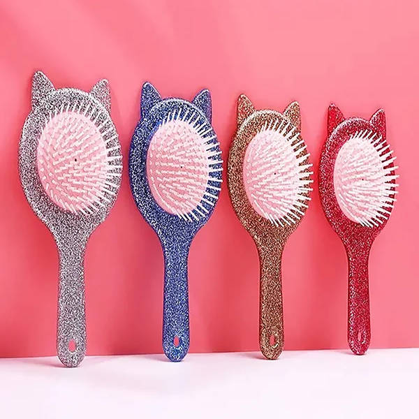 Cat Ears Hair Brush - Assorted - Single Piece