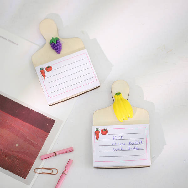 Charming Mini Refrigerator Notepad Magnets - Assorted - Set Of 2