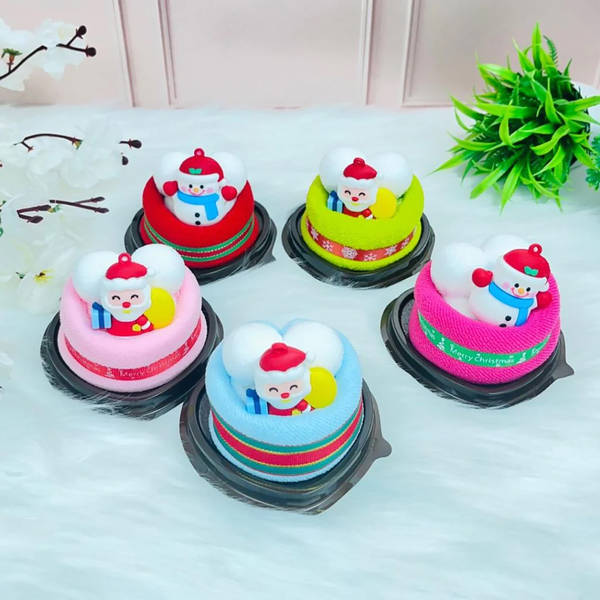 Christmas-Themed Napkin - Snowman - Assorted - Single Piece