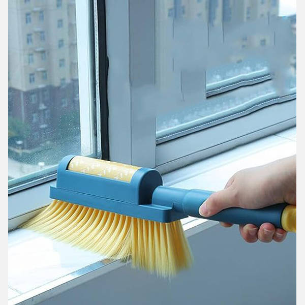 Cleaning Brush With Lint Roller - Assorted - Single Piece