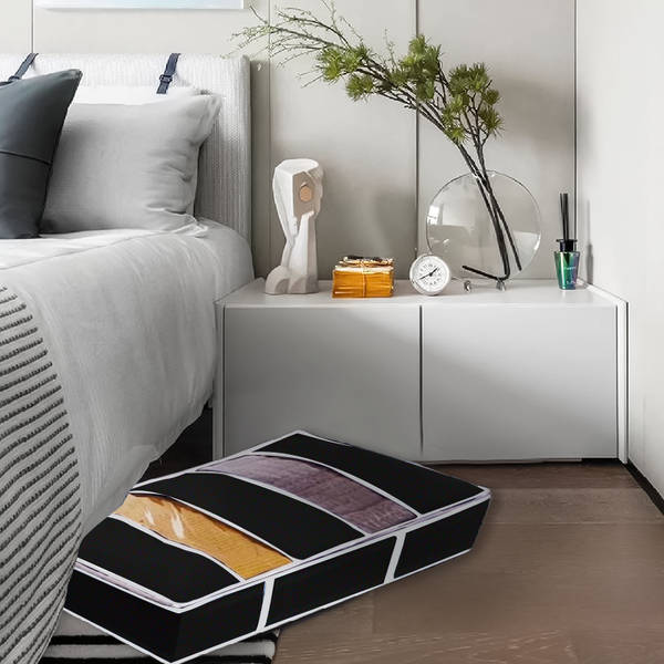 Clothes Organizer With Zipper - Portable And Foldable - Single Piece