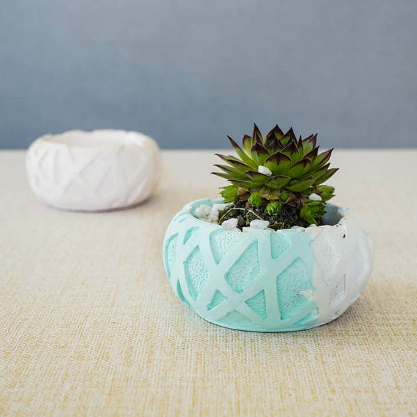Concrete Ribbon Planter
