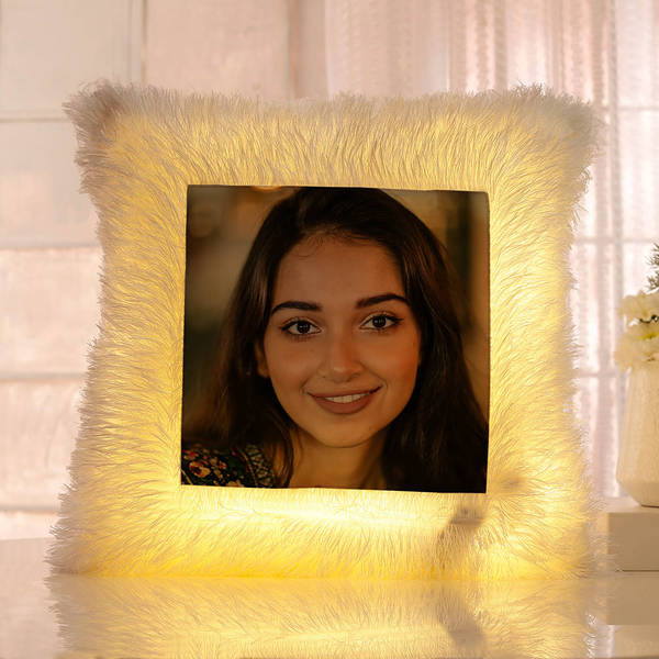 Cozy Companion - Personalized LED Fur Cushion