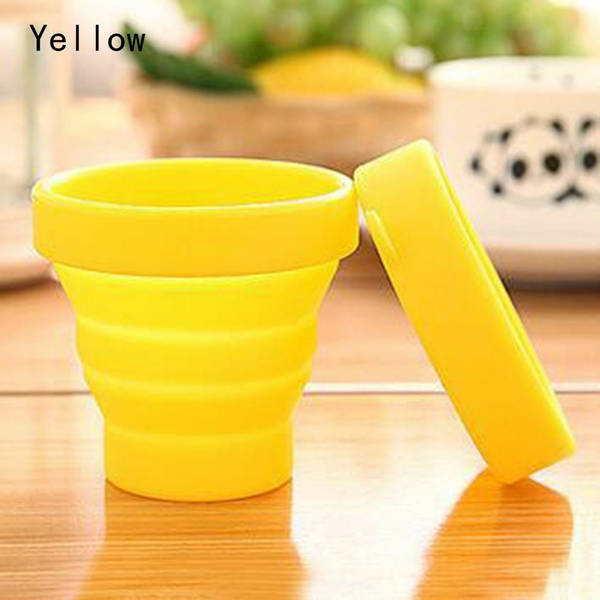 Cup With Lid - Collapsible - Single Piece