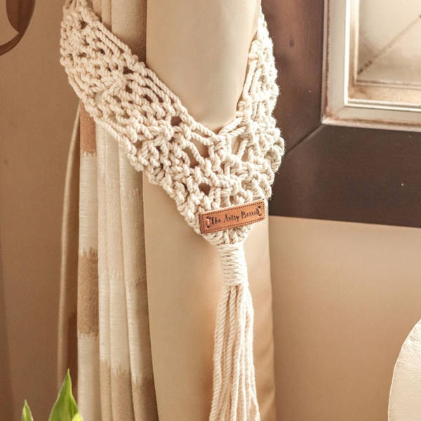 Curtain Binds - V Shaped - Single Piece