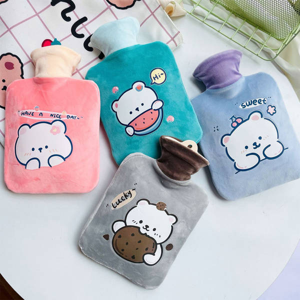 Cute Plush Hot Water Bag - Assorted - Single Piece