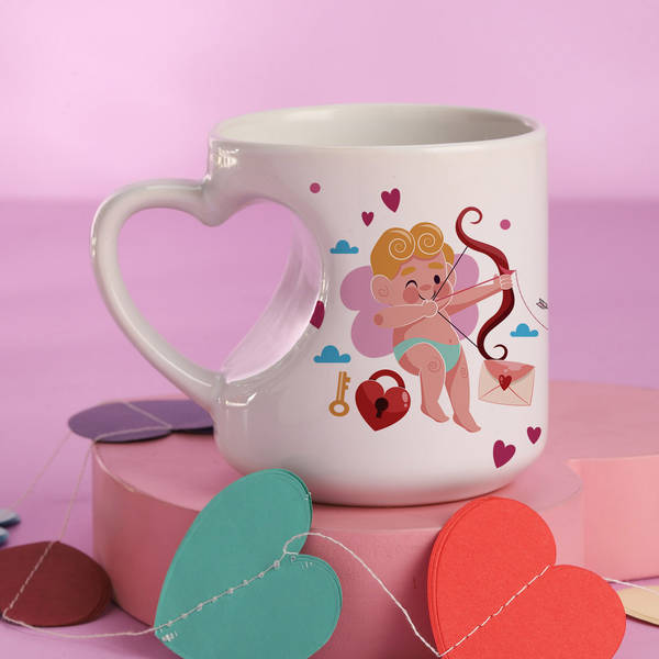 Cuter Than Cupid Personalized Mug