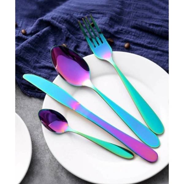 Cutlery - Holographic - Set Of 4