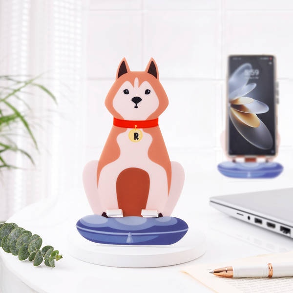 Dog-Shaped Personalized Mobile Stand