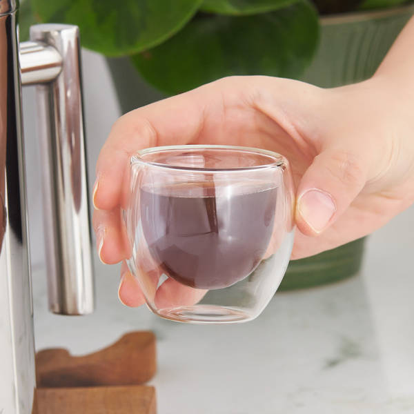 Double Wall Glass - Mini - Round - Set Of 2