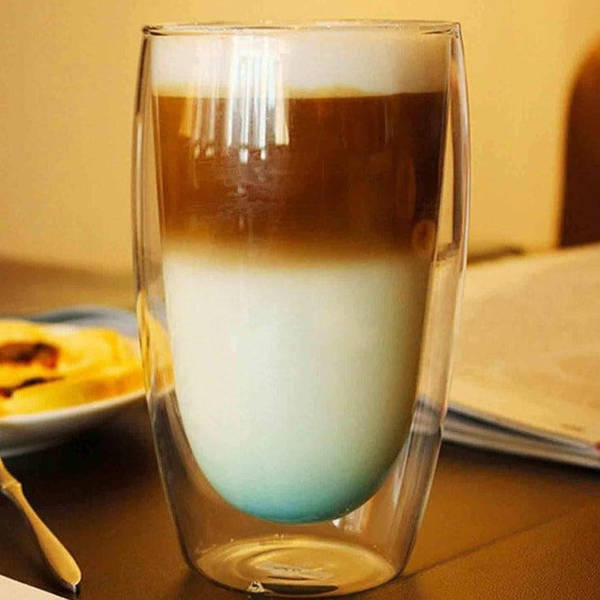 Double Wall Tall Cocktail Glasses - 450ml - Set Of 2