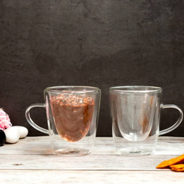 Double Wall Tea Cups - 120ml - Set Of 4