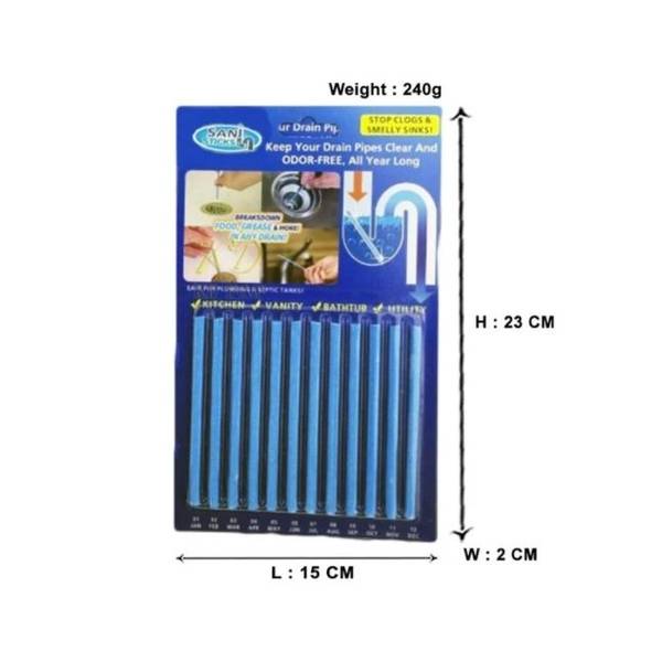 Drain Cleaner And Deodorizer - Set Of 4