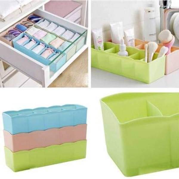 Drawer Organizer 5 Compartments SIngle Piece