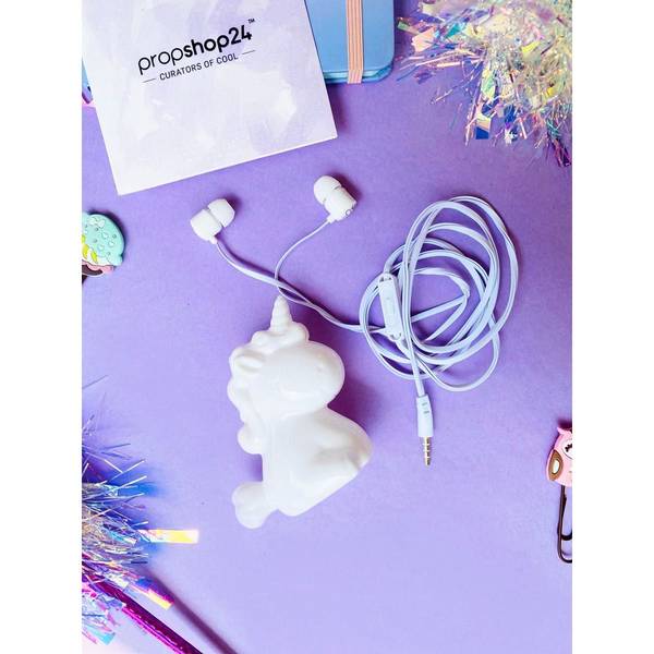 Earphones With Case - Unicorn - Single Piece