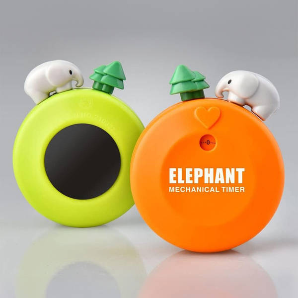 Elephant-Shaped Kitchen Timer - Assorted - Single Piece