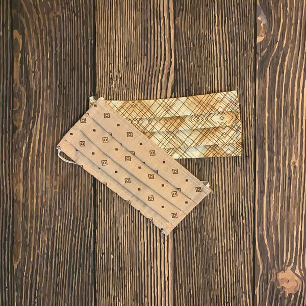 Face Masks - Classic Brown - Set Of 2