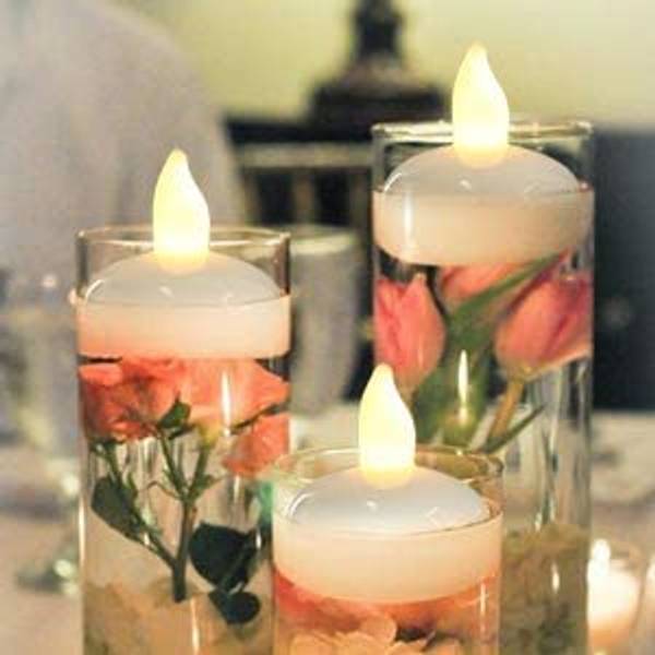 Floating Tealight Candle LED Set Of 12