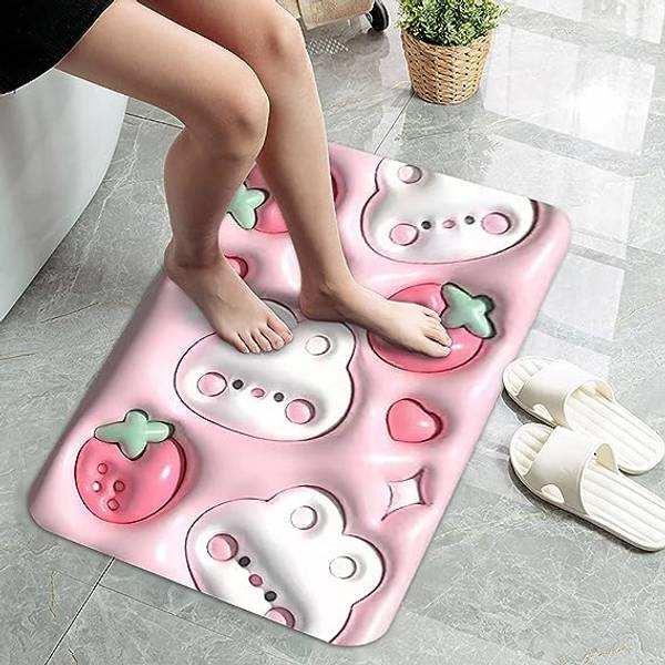 Floor Mat - Super Absorbent - Fancy - Assorted - Single Piece