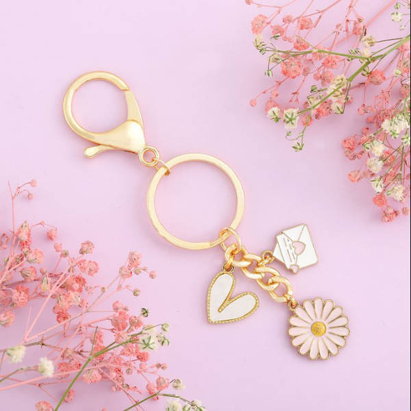 Flower Power Bag Charm For Kids
