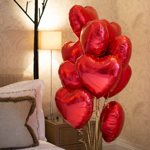 Foil Balloon - Red Heart - Single Piece