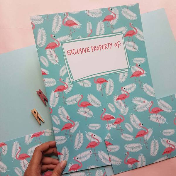 Folder - Flamingo - Single Piece