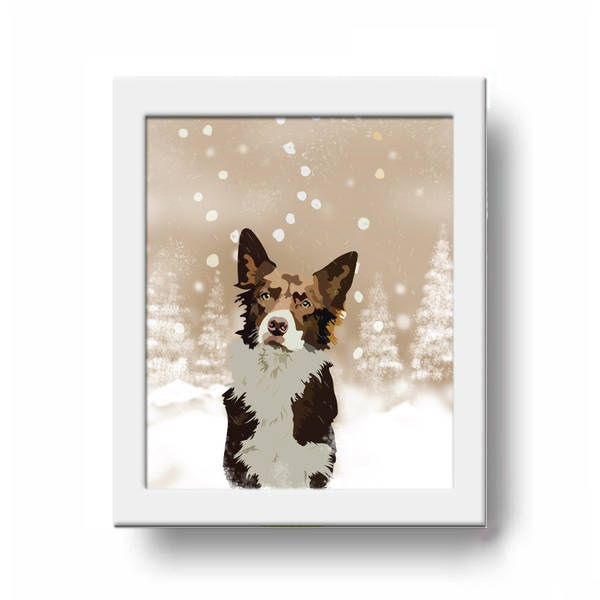 Frame - Snow Pupper