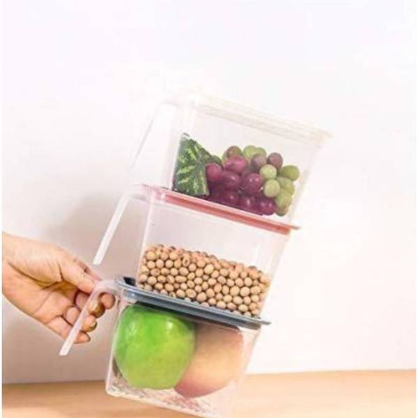 Fridge Container With Handle - Airtight - 1100ml - Set Of 6