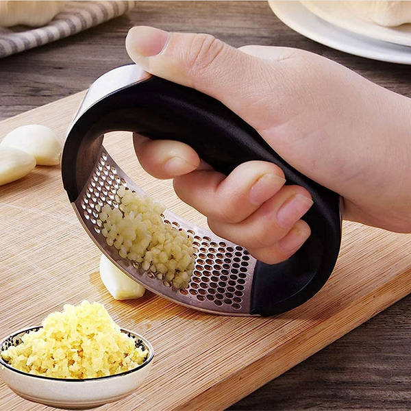 Garlic Crusher - Stainless Steel - Single Piece