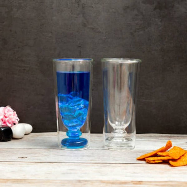 Glasses - Double Walled - Antique Wine Glass - 175ml - Set Of 2