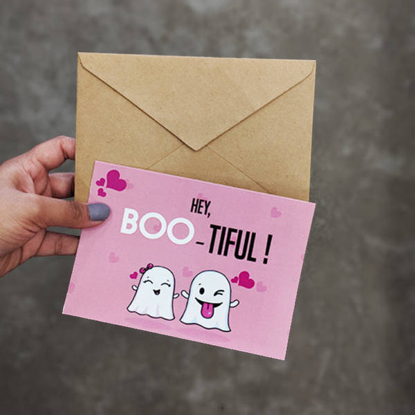 Greeting Card - Bootiful - Single Piece