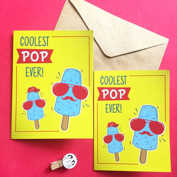 Greeting Card - Coolest Pop - Single Piece