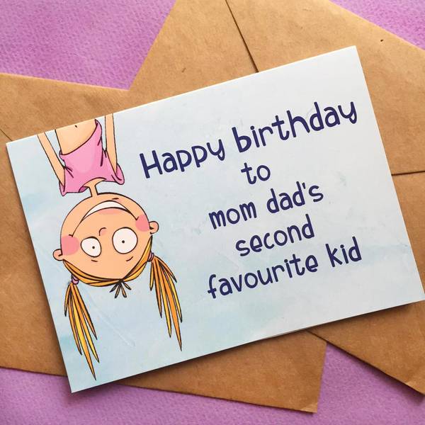 Greeting Card - Favorite Kid - Single Piece