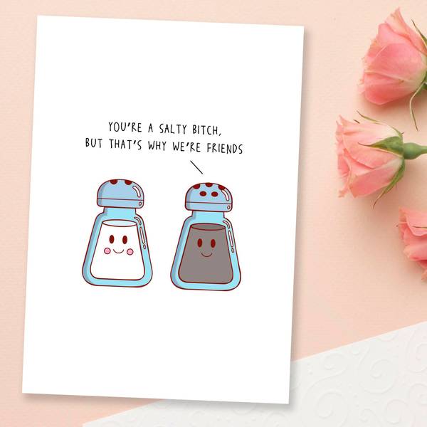 Greeting Card - Salty - Single Piece