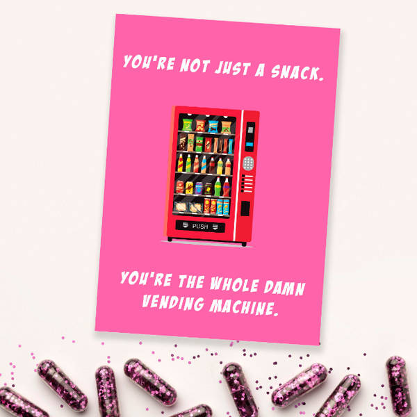 Greeting Card - Vending Machine - Single Piece