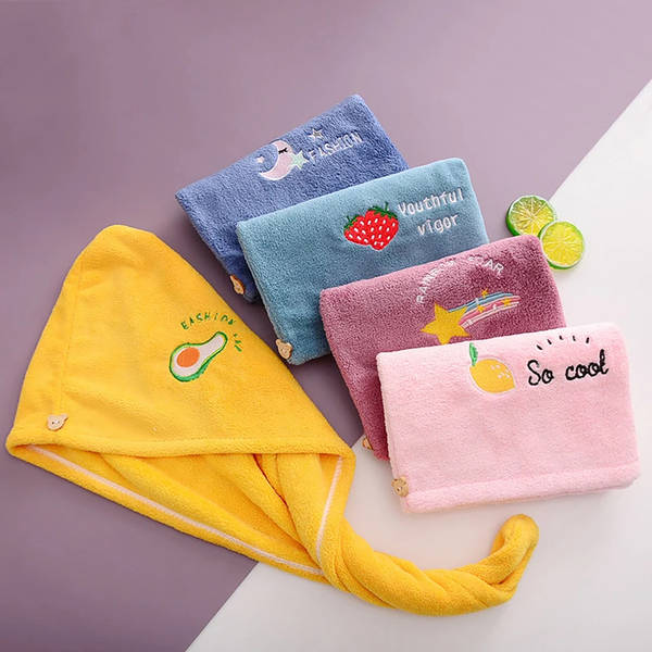 Hair Towel Wrap - Assorted - Single Piece