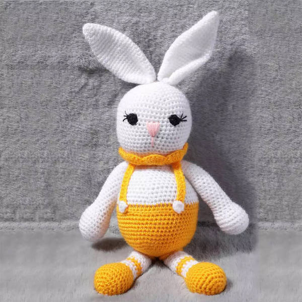 Handmade Crochet Rabbit Soft Toy - Single Piece