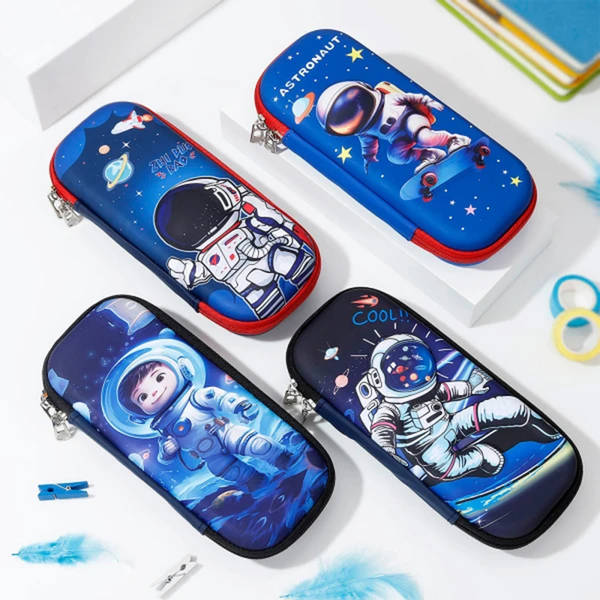 Hard Case Space Stationery Pouch - Assorted - Single Piece