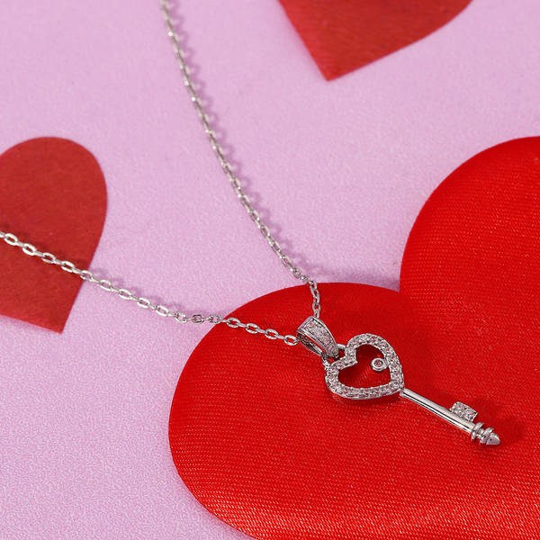 Heart's Key Pendant