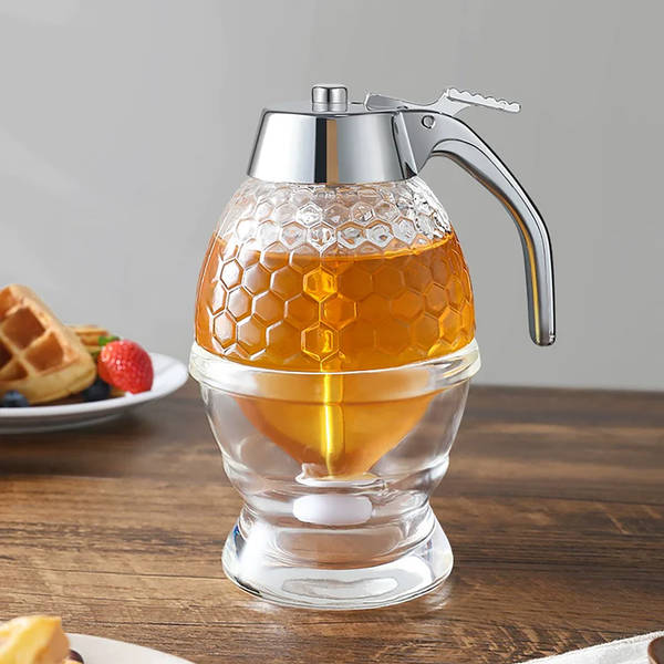 Honey Dispenser With Stand - Assorted - Single Piece
